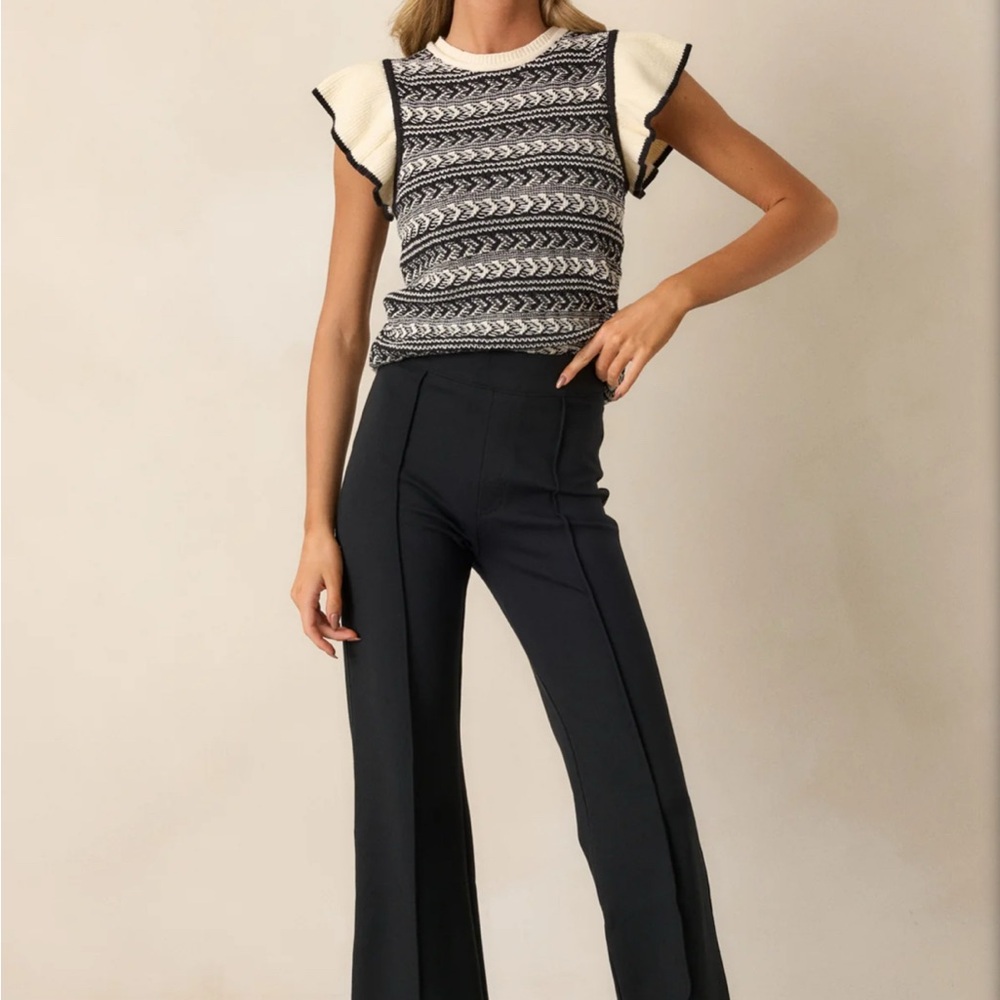 Spanx The Perfect Black Women's Flared Pants Sz XS